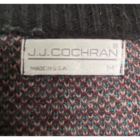 JJ Cochran Vintage Men's Paisley Crewneck Sweater Size M 42" Chest Large? - Picture 5 of 7